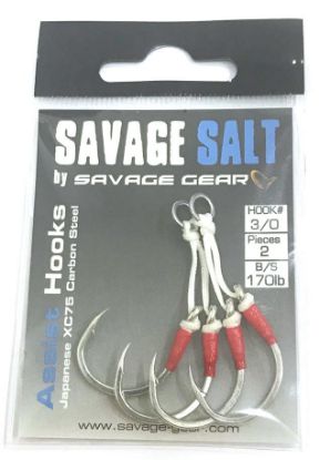 Savage gear Eyed Asist Hook  2 Adet no 4/0 - resmi