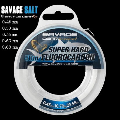 Savage Gear Super Hard Fluorocarbon 0,60 mm 50 Metre  resmi