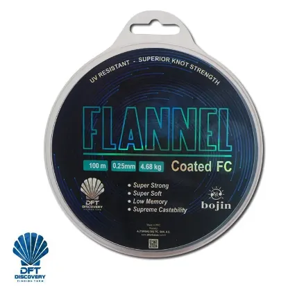 Discovery Flannel Fluorocarbon 100 mt 0.30 mm Misina resmi