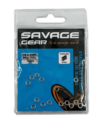 Savage Gear Solid Rings SS 15 Pcs resmi