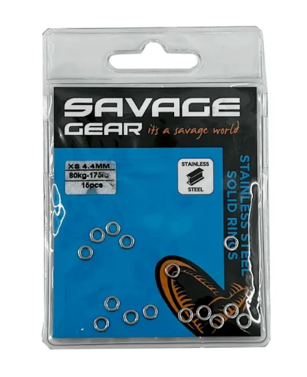 Savage Gear Solid Rings SS 15 Pcs resmi
