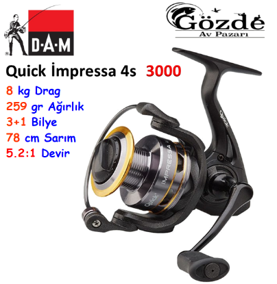 Dam Quick Impressa 4S  3000S FD 3+1 Bilye Makine resmi