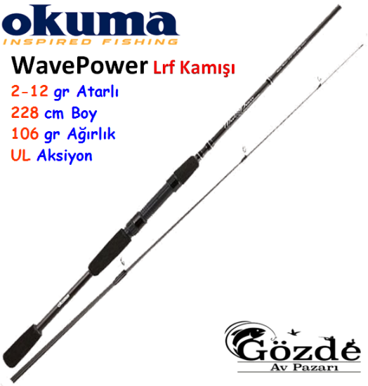 Okuma Wave Power 228 cm 2-12 gr Lrf Kamışı resmi
