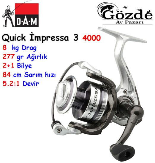 Dam Quick Impressa 3  4000 FD 2+1 Bilye Makine resmi