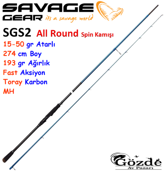 Savage Gear SGS2 All-Around  2.74m  15-50 gr  Kamış resmi