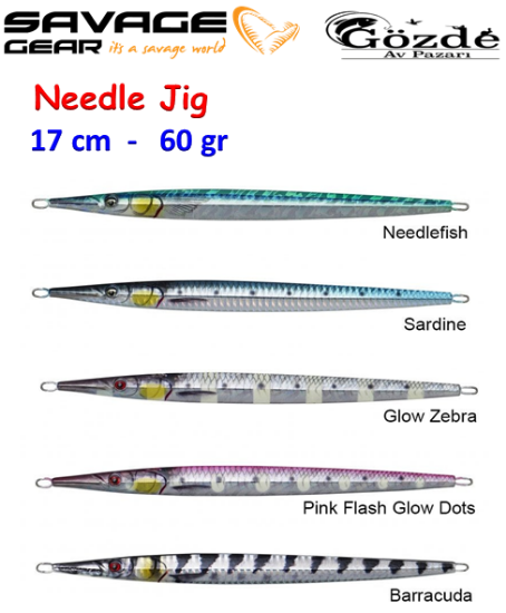 Savage gear 3D Needle Jig Suni Yem 60gr resmi