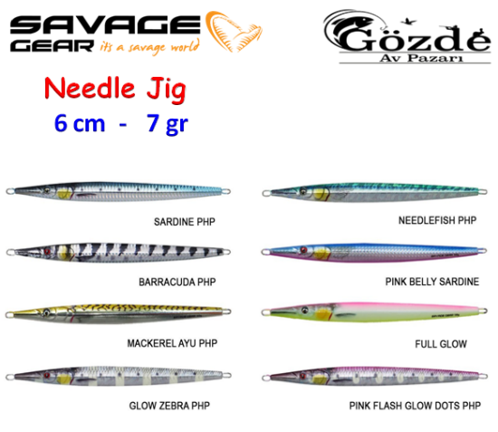 Savage gear 3D Needle Jig Suni Yem 7 gr  resmi