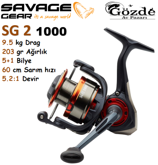 Savage Gear SG2 1000 FD 5+1BB Olta Makinesi resmi