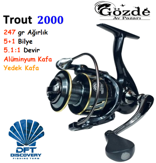 Discovery Trout 2000 5+1 Bilye Spin Makinası  resmi