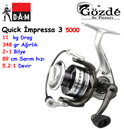Dam Quick Impressa 3  5000 FD 2+1 Bilye Makine resmi