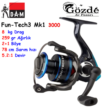 Dam Quick Fun-Tech 3 MK1 3000 FD 2+1 Bilye Makine resmi