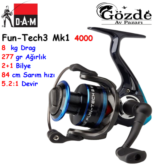 Dam Quick Fun-Tech 3 MK1 4000 FD 2+1 Bilye Makine  resmi