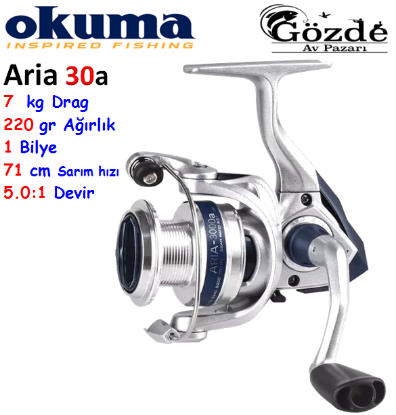 Okuma ARIA-3000a Painting Silver 1 Bilye Makine resmi