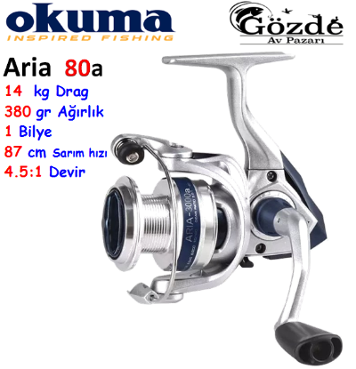 Okuma ARIA-8000a Painting Silver 1 Bilye Makine  resmi