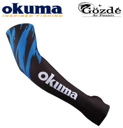 Okuma Blue Motif Sleeves Black resmi