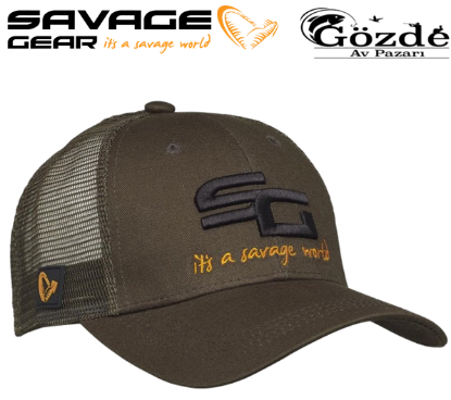 Savage Gear SG4 Cap Olive Green resmi