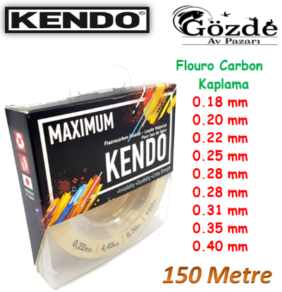 Kendo Maximum 150 metre Fluoro Carbon Misina resmi