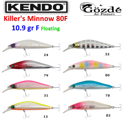 Kendo Killer's Minnow 80F 8.0 cm 10.9g Floating  resmi