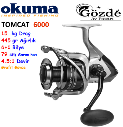 Okuma Tomcat 6000 6+1 Bilye Makine resmi
