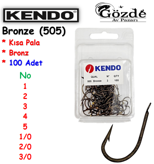 Kendo (505) Bronze İğne 100 Adet resmi