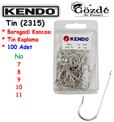 Kendo (2315) Tin Baragadi  İğnesi 100 Adet resmi