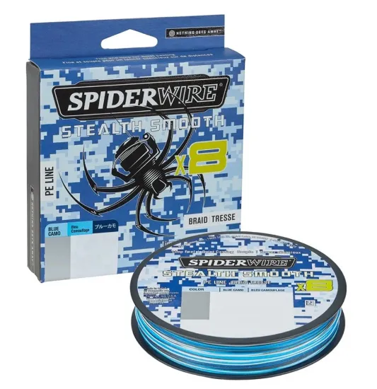 Spider Wire Stealth Smooth8 x8 Pe Braid 300m Blue Camo Örgü İp  resmi