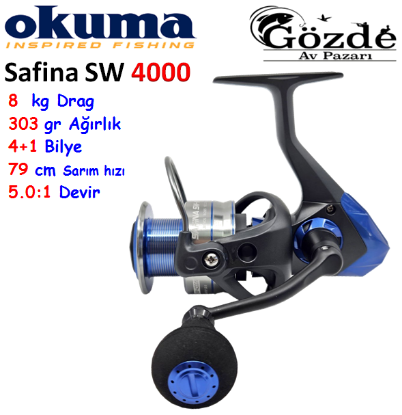 Okuma Safina SW-X SNW-4000A 4+1 Bilye Makine resmi