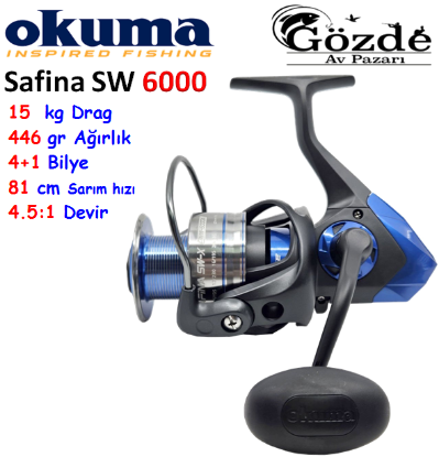 Okuma Safina SW-X SNW-6000A 4+1 Bilye Makine  resmi