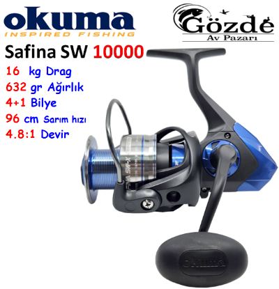 Okuma Safina SW-X SNW-10000A 4+1 Bilye Makine  resmi