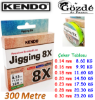 Kendo Jigging 8x Flash ( Fluo Green ) Örgü İp 300 mt resmi