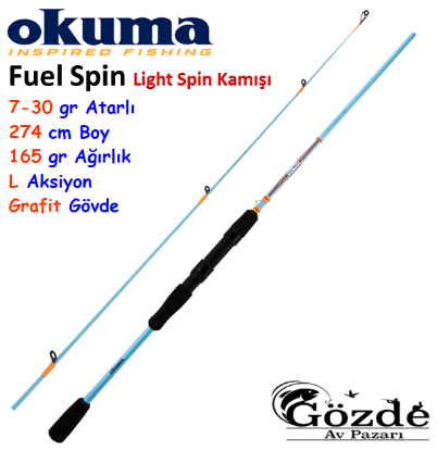 Okuma Fuel Spin 2,74 cm 7-30 gr  Spin Kamışı resmi