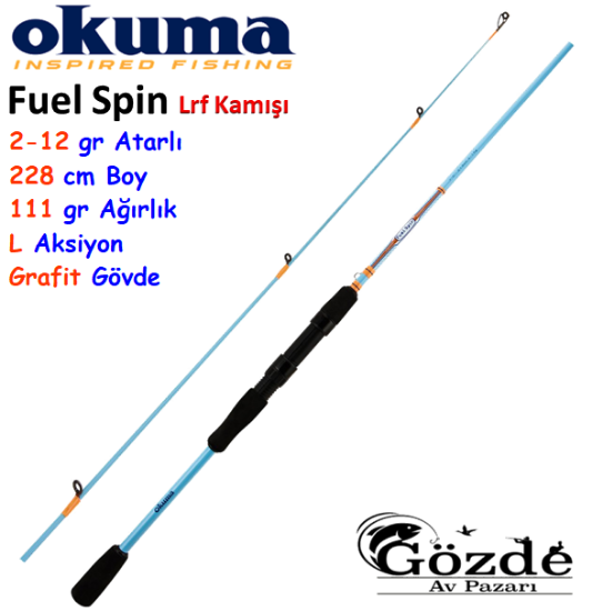 Okuma Fuel Spin 2,28 cm 2-12 gr  Lrf Kamışı resmi