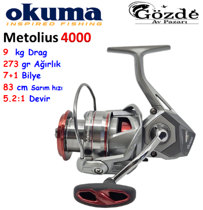 Okuma Metolius MTL-4000A 7+1 Bilye Makine  resmi