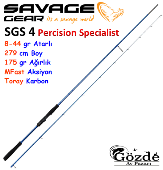 Savage Gear SGS4 Precision Lure Specialist 2.79 Mt  8-44 gr Kamış resmi