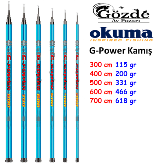 Okuma G-Power  3 mt Kamış  resmi