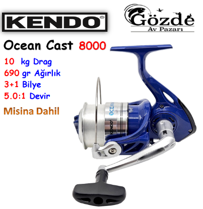 Kendo Oceancast 8000  3+1 Bilye Makine  resmi