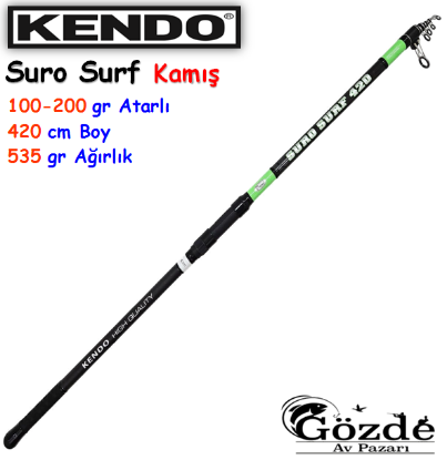 Kendo Suro Surf 420 cm 100-200 gr Teleskopik Kamış resmi