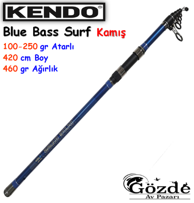 Kendo Blue Bass 420 cm 100-250 gr Teleskobik Kamış resmi