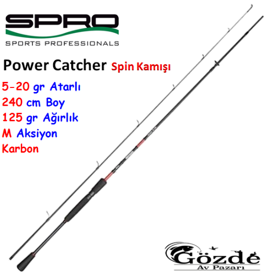 SPRO Power Catcher 240 cm 5-20 gr Spin Kamışı resmi