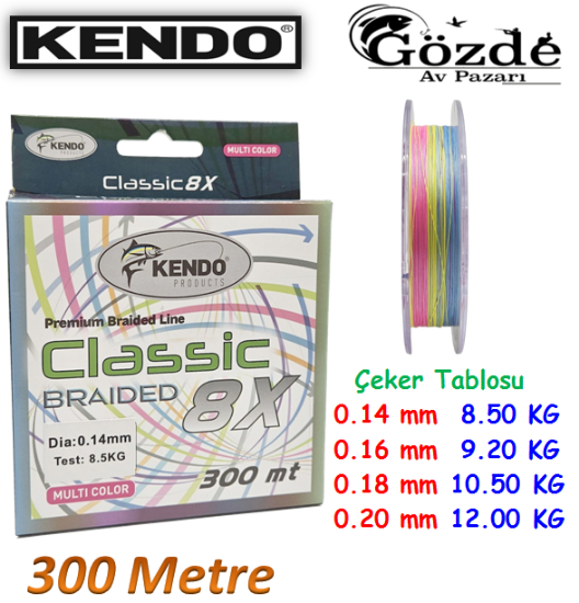 Kendo Classic 8x 300 metre Multicolor İpek resmi