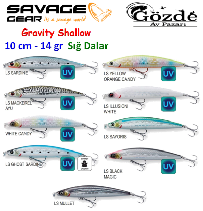 Savage Gear Gravity Shallow 10 cm 14 gr Sahte Balık resmi