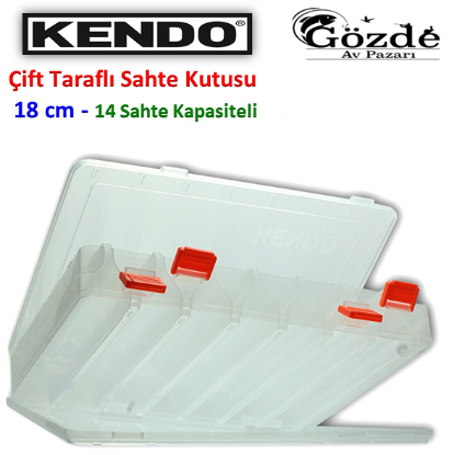 Kendo Çift Taraflı Suni Yem Kutusu 18 cm resmi