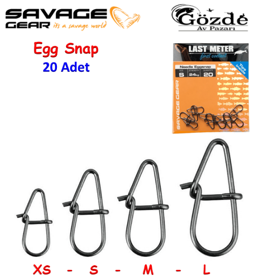 Savage Gear Needle Eggsnaps 20 Adet  resmi