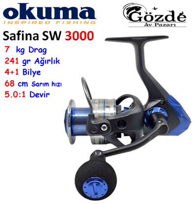 Okuma Safina SW-X SNW-3000A 4+1 Bilye Makine resmi