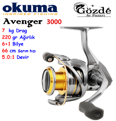 Okuma Avenger Av-3000  6+1 Bilye Makine  resmi