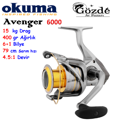 Okuma Avenger Av-6000  6+1 Bilye Makine  resmi