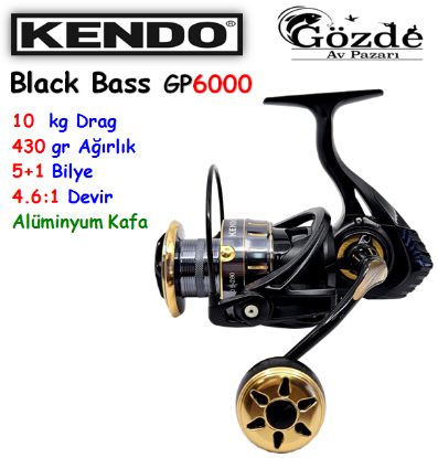 Kendo Black Bass GP-6000 5+1 Bilye Makine  resmi