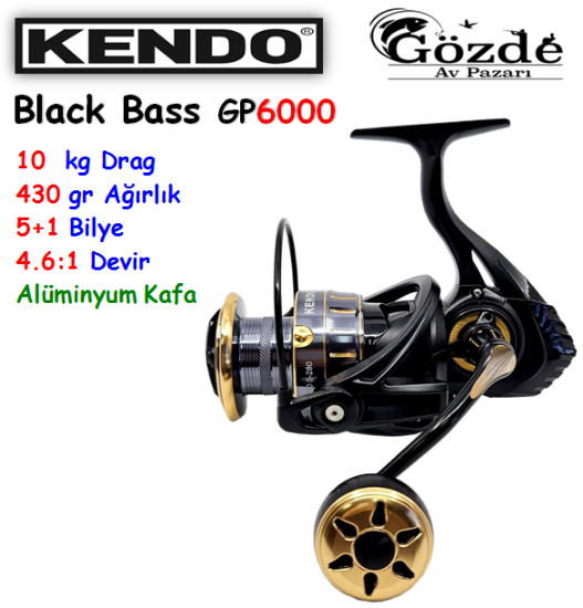 Kendo Black Bass GP-6000 5+1 Bilye Makine  resmi