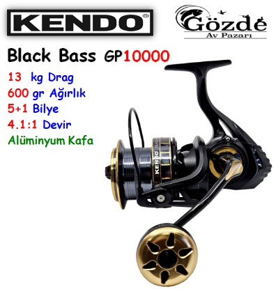 Kendo Black Bass GP-10.000 5+1 Bilye Makine   resmi