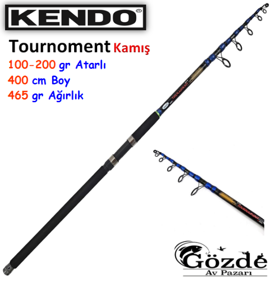 Kendo Tournament 4.00 mt 100-200 gr Teleskobik Kamış  resmi